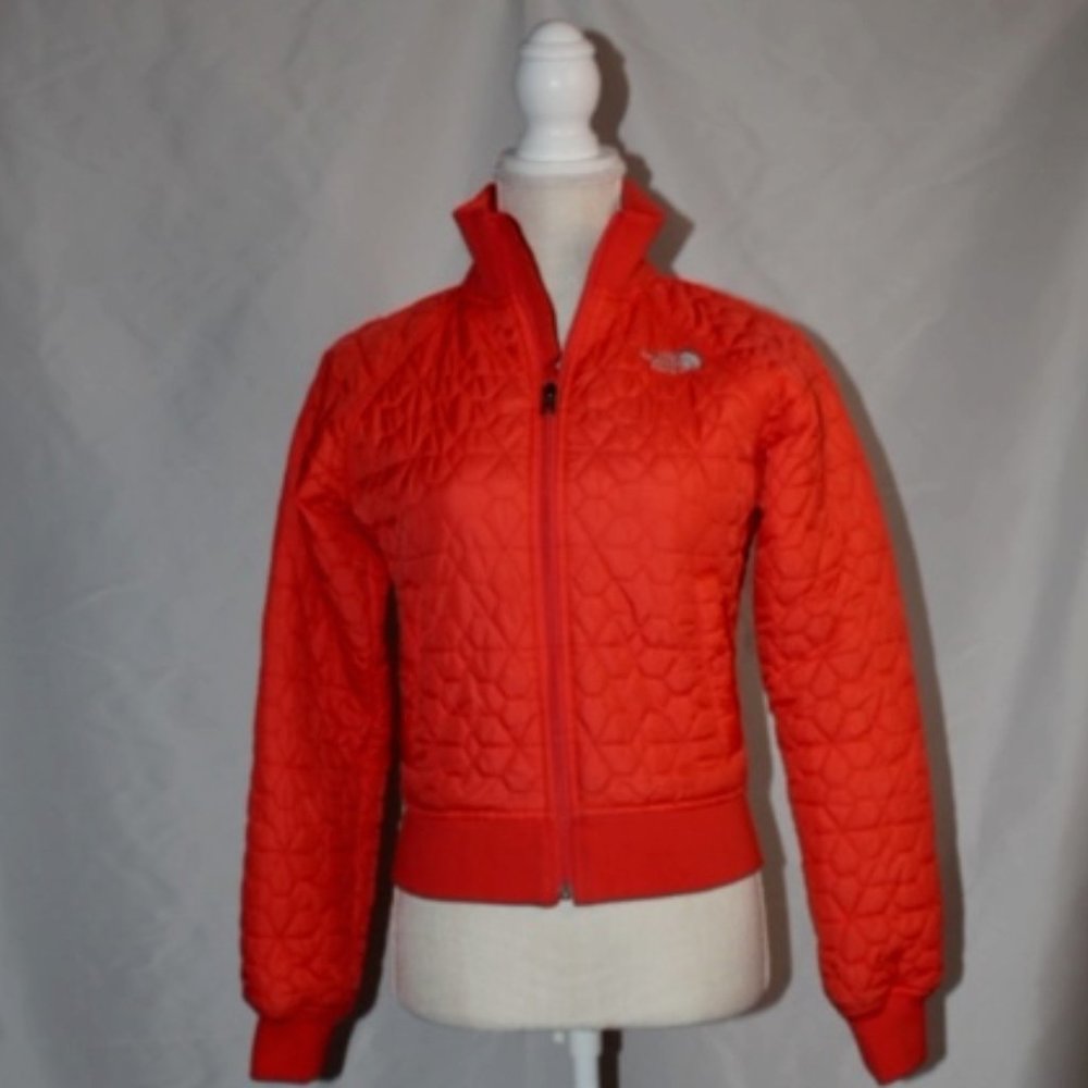 North Face Women's Jacket. Color is Coral